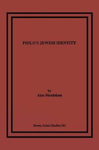 Cover image for Philo's Jewish Identity