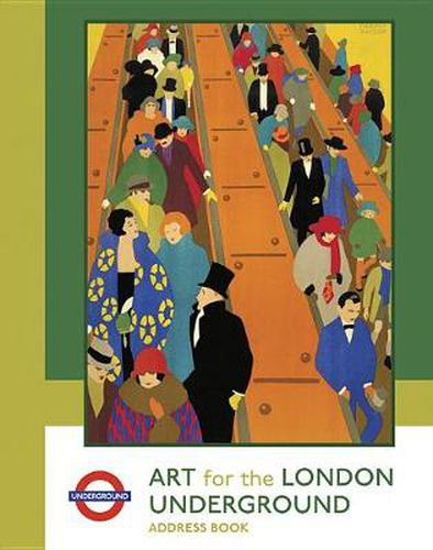 Cover image for Art for the London Underground Deluxe Address Book