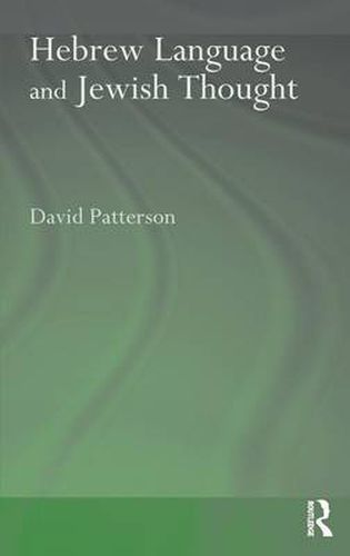Cover image for Hebrew Language and Jewish Thought
