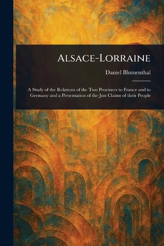 Cover image for Alsace-Lorraine