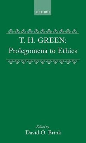 Cover image for Prolegomena to Ethics