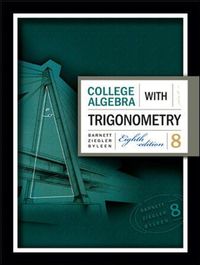 Cover image for College Algebra with Trigonometry