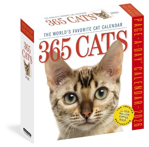 Cover image for 365 Cats Page-A-Day (R) Calendar 2026