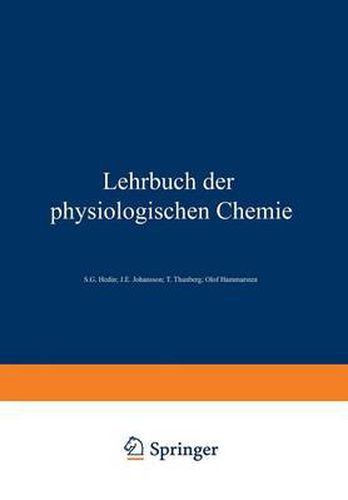 Lehrbuch Der Physiologischen Chemie