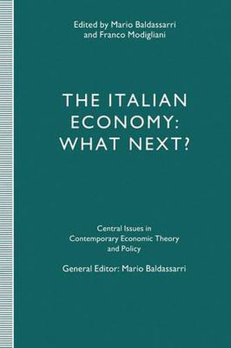 Cover image for The Italian Economy: What Next?