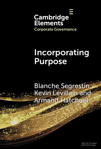 Cover image for Incorporating Purpose