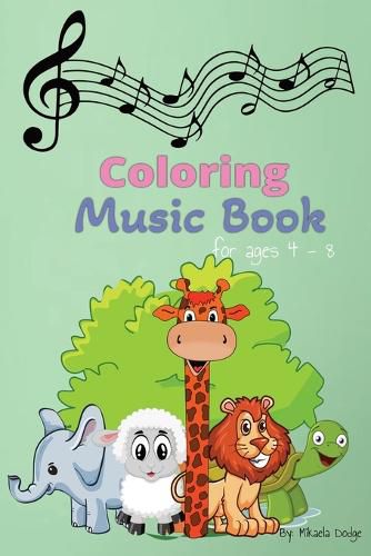 Cover image for Coloring Music Book