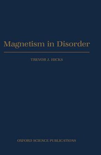 Cover image for Magnetism in Disorder