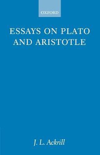 Cover image for Essays on Plato and Aristotle