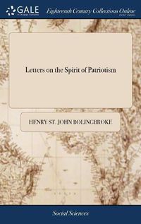 Cover image for Letters on the Spirit of Patriotism