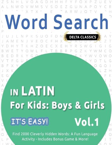 Cover image for Word Search in Latin for Kids