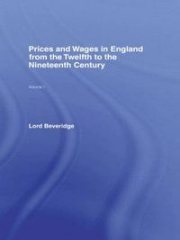 Cover image for Prices and Wages in England