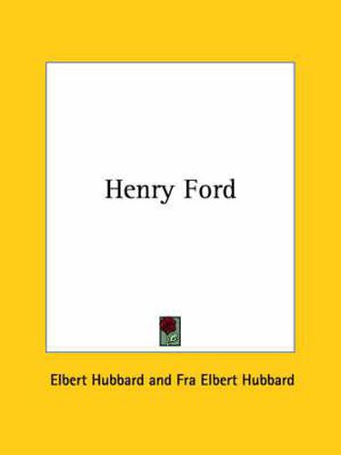 Cover image for Henry Ford