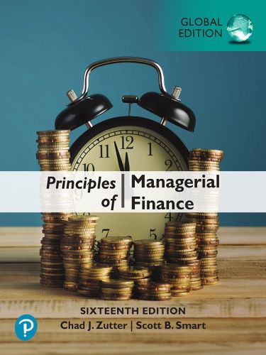 Cover image for Principles of Managerial Finance, Global Edition