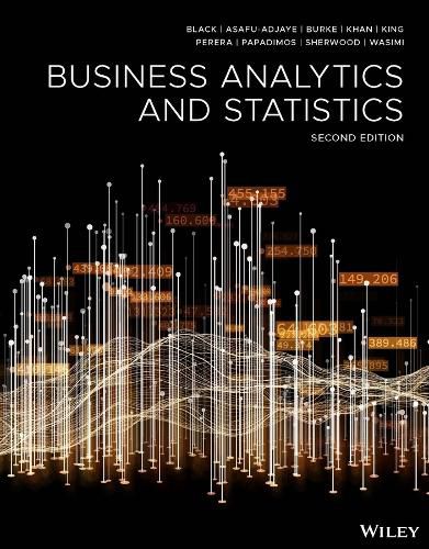 Business Analytics and Statistics, 2nd Edition