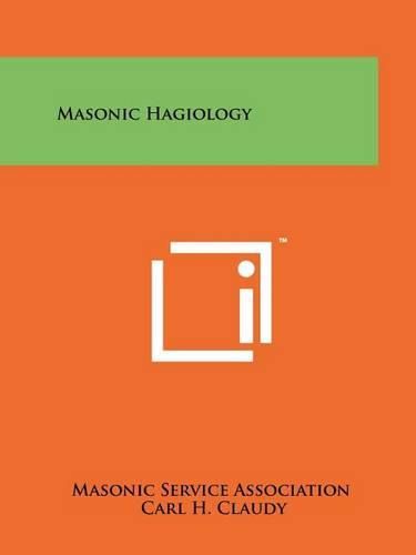 Cover image for Masonic Hagiology