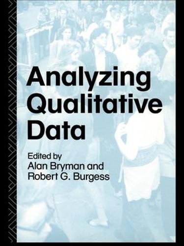 Cover image for Analyzing qualitative data