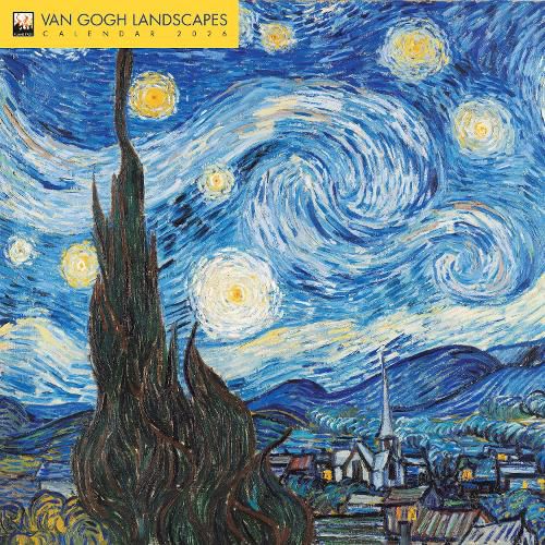 Cover image for Vincent van Gogh Landscapes Wall Calendar 2026 (Art Calendar)