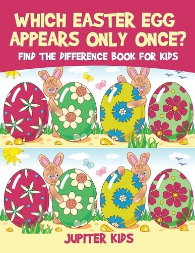 Which Easter Egg Appears Only Once? Find the Difference Book for Kids