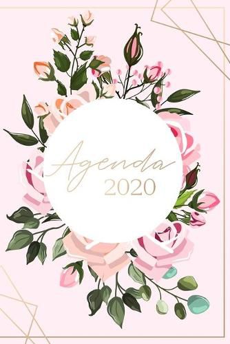 Cover image for Agenda 2020 Semana Vista: Organiza tu dia - Agenda semanal 12 meses - Enero a Diciembre 2020