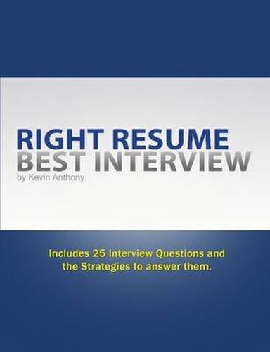 Cover image for Right Resume Best Interview