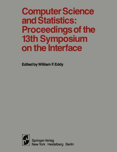 Cover image for Computer Science and Statistics: Proceedings of the 13th Symposium on the Interface