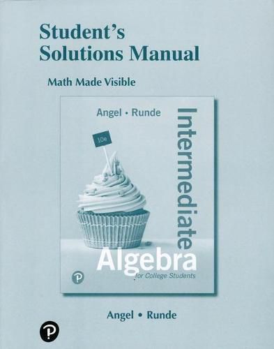 Cover image for Student Solutions Manual for Intermediate Algebra for College Students