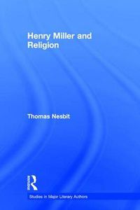 Cover image for Henry Miller and Religion