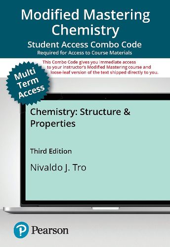 Cover image for Mastering Chemistry with Pearson eText Access Code for Introductory Chemistry