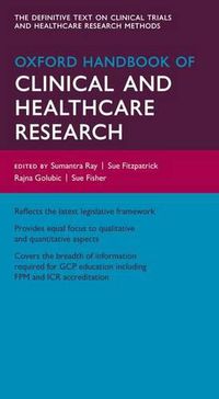 Cover image for Oxford Handbook of Clinical and Healthcare Research