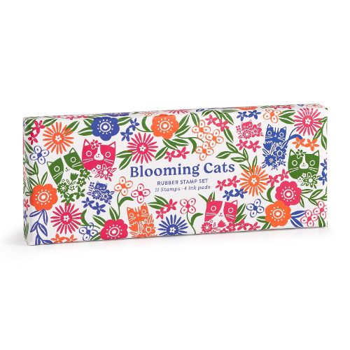 Cover image for Blooming Cats Rubber Stamp Set