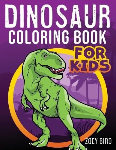 Cover image for Dinosaur Coloring Book for Kids