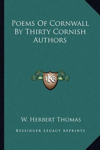 Poems of Cornwall by Thirty Cornish Authors