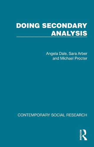 Cover image for Doing Secondary Analysis