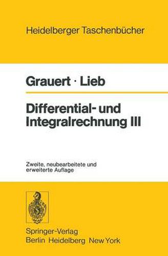 Cover image for Differential- und Integralrechnung III