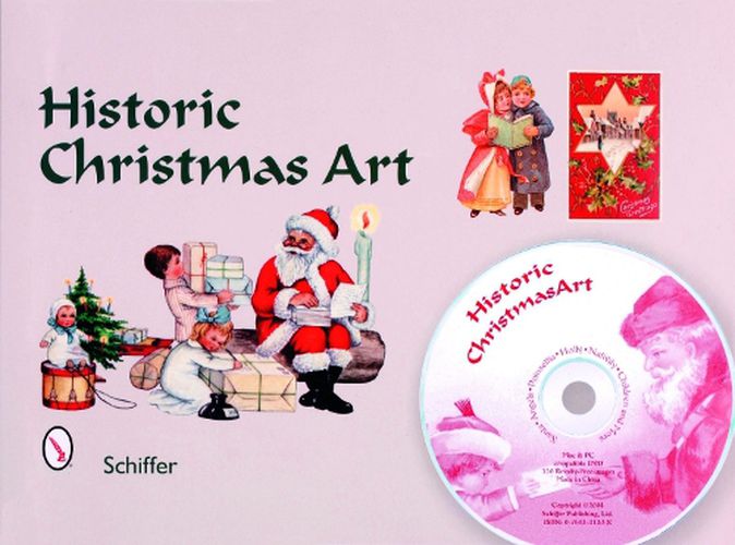 Cover image for Historic Christmas Art: Santa, Angels, Poinsettia, Holly, Nativity, Children, and More Royalty-free Images on CD