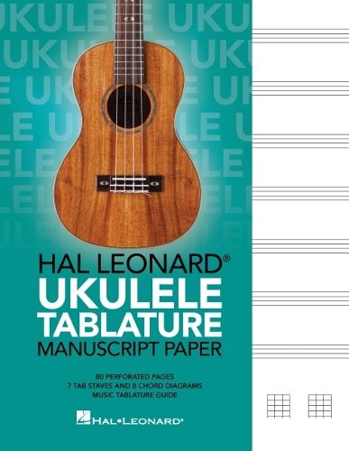 Cover image for Hal Leonard Ukulele Tablature Manuscript Paper