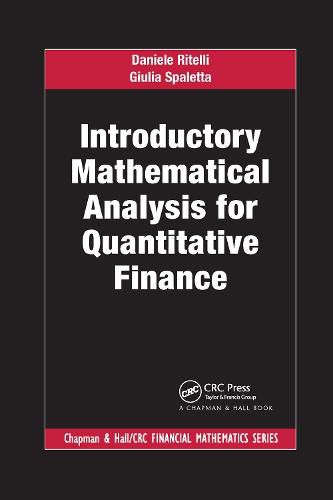 Cover image for Introductory Mathematical Analysis for Quantitative Finance