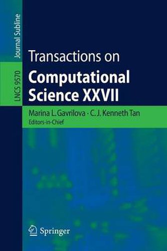 Cover image for Transactions on Computational Science XXVII