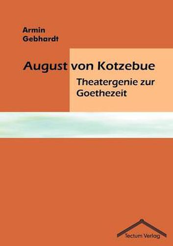 Cover image for August von Kotzebue