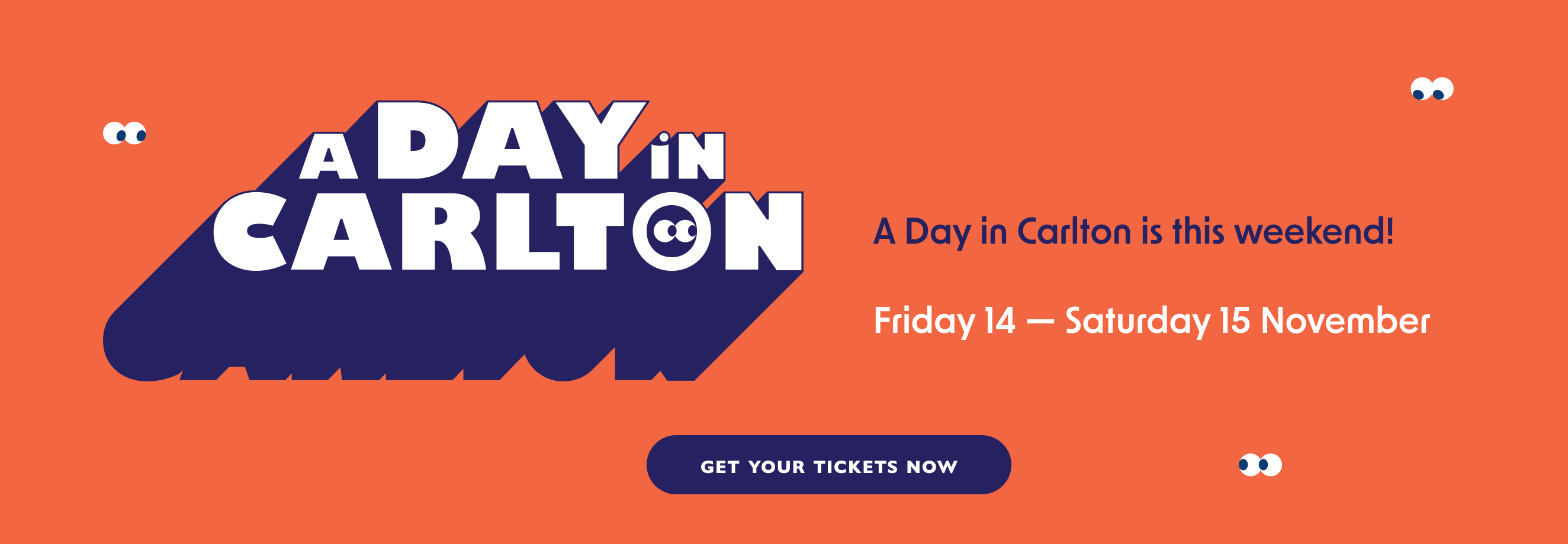 A Day in Carlton is this weekend! Get your tickets now