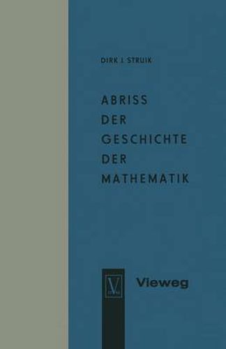 Cover image for Abriss Der Geschichte Der Mathematik