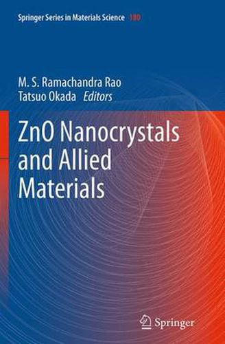 Cover image for ZnO Nanocrystals and Allied Materials