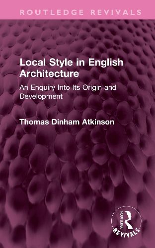 Local Style in English Architecture