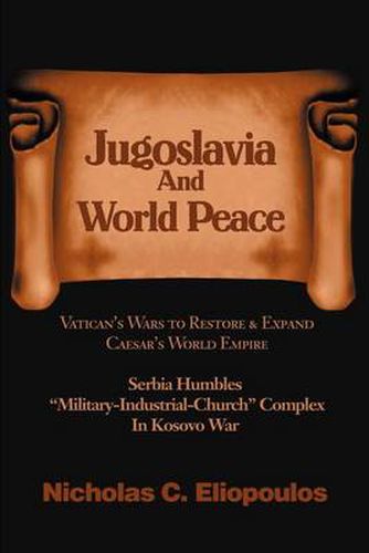 Cover image for Jugoslavia and World Peace