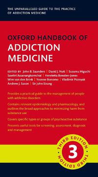 Cover image for Oxford Handbook of Addiction Medicine