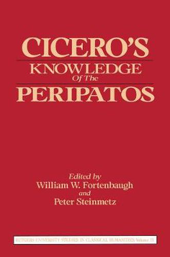 Cover image for Cicero's Knowledge of the Peripatos