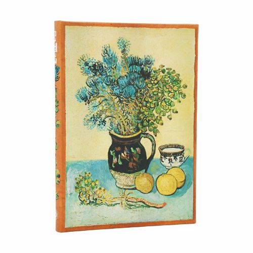 Cover image for Van Gogh's Still Life Midi Lined Hardcover Journal (Elastic Band Closure)