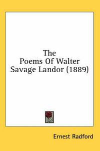 Cover image for The Poems of Walter Savage Landor (1889)