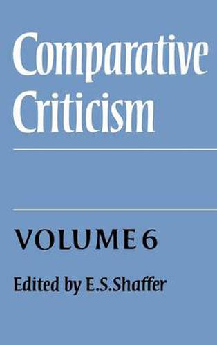 Cover image for Comparative Criticism: Volume 6, Translation in Theory and Practice